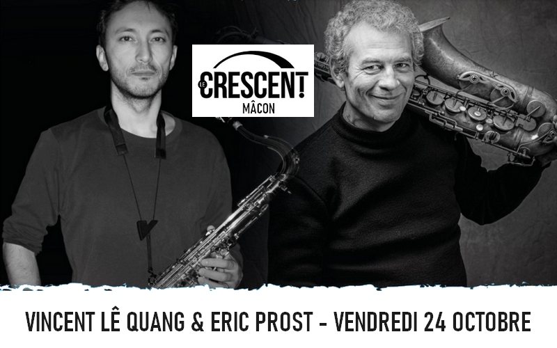 Vandojam avec les saxophonistes Vincent Lê Quang et Eric Prost au Crescent de Mâcon