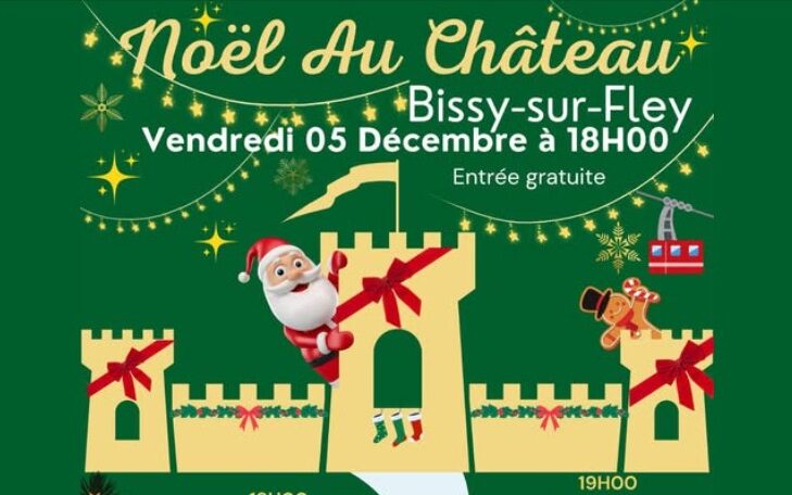 Noël au château 2025 - Animation de Noël au château Pontus de Tyard à Bissy sur Fley