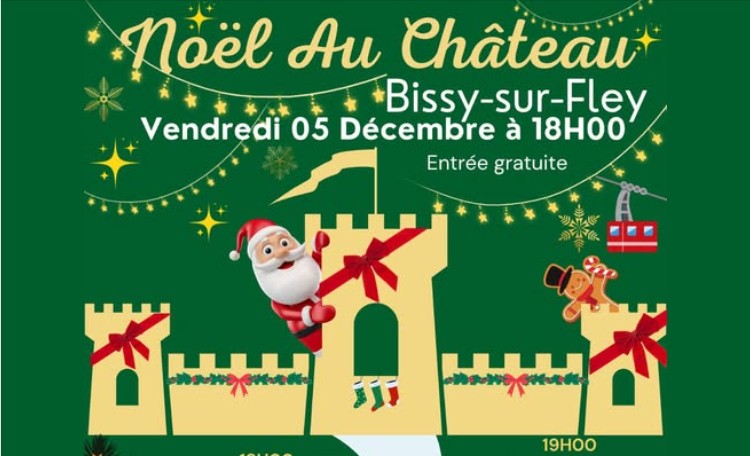 Noël au château 2025 - Animation de Noël au château Pontus de Tyard à Bissy sur Fley