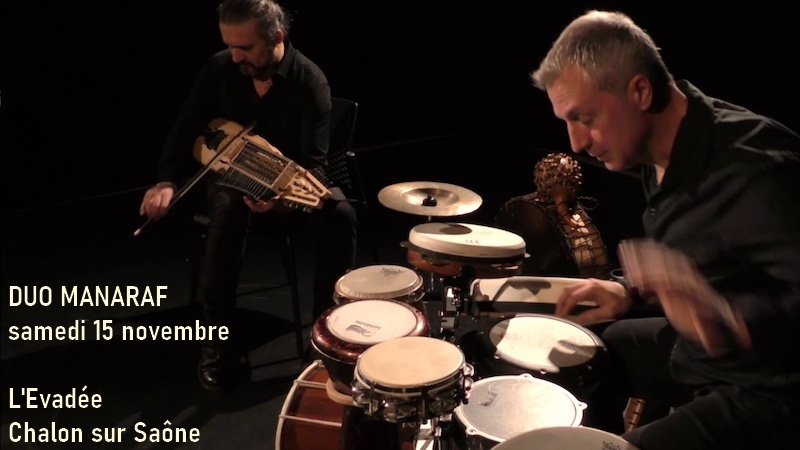 Le Duo Manaraf en Concert à L'évadée, salle de spectacle à Chalon sur saône