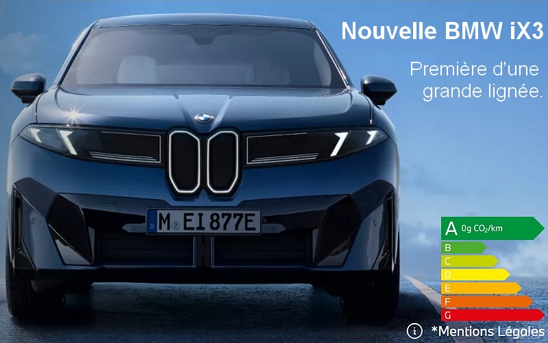 Nouvelle BMW iX3 - BMW CAR AVENUE CHALON SUR SAONE