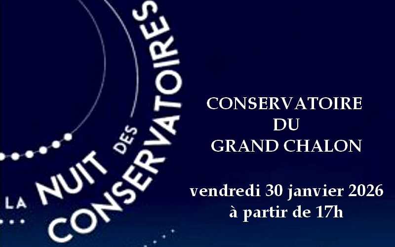 Nuit des conservatoires 2026 - Conservatoire de Chalon sur Saône