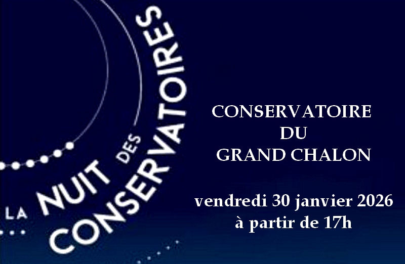 Nuit des conservatoires 2026 - Conservatoire de Chalon sur Saône