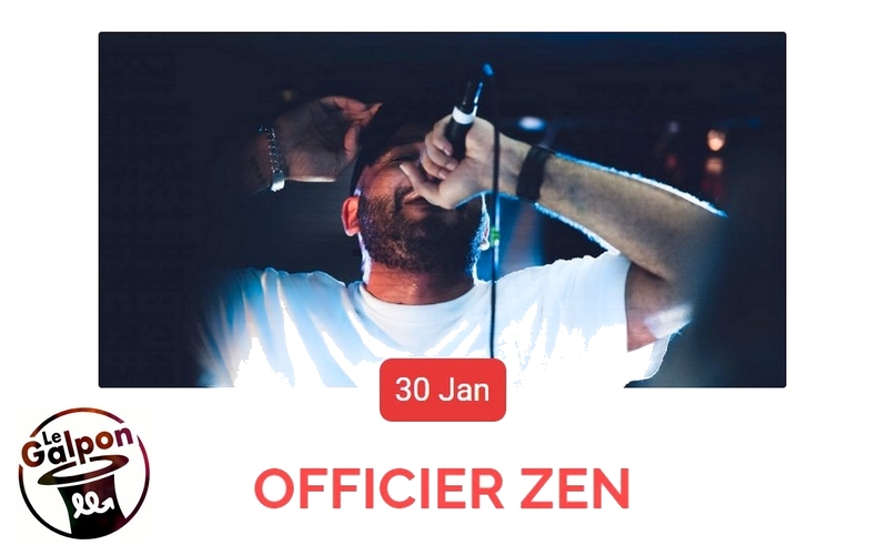 Officier Zen - Concert rap au Galpon de Tournus