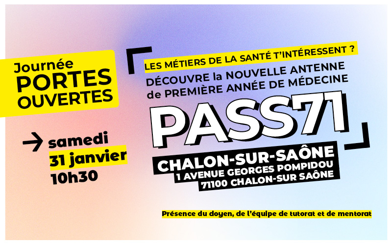Antenne Pass 71 - Première année de médecine à Chalon sur Saône