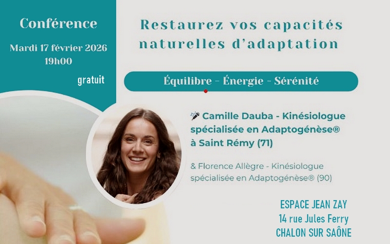 Conférence Kinésiologie - Espace Jean Zay à Chalon sur Saône