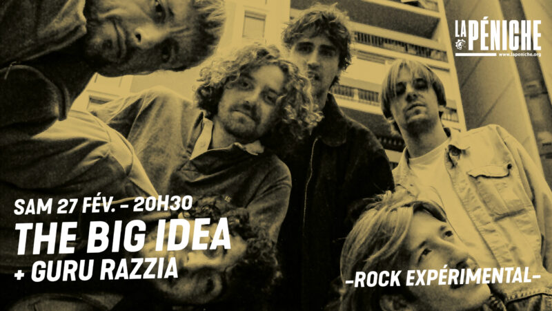 THE BID IDEA + GURU RAZZIA en concert à LaPéniche de Chalon sur Saône le 27 février 2026