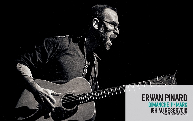 Erwan Pinard en concert au Réservoir de Saint Marcel près de Chalon sur Saône